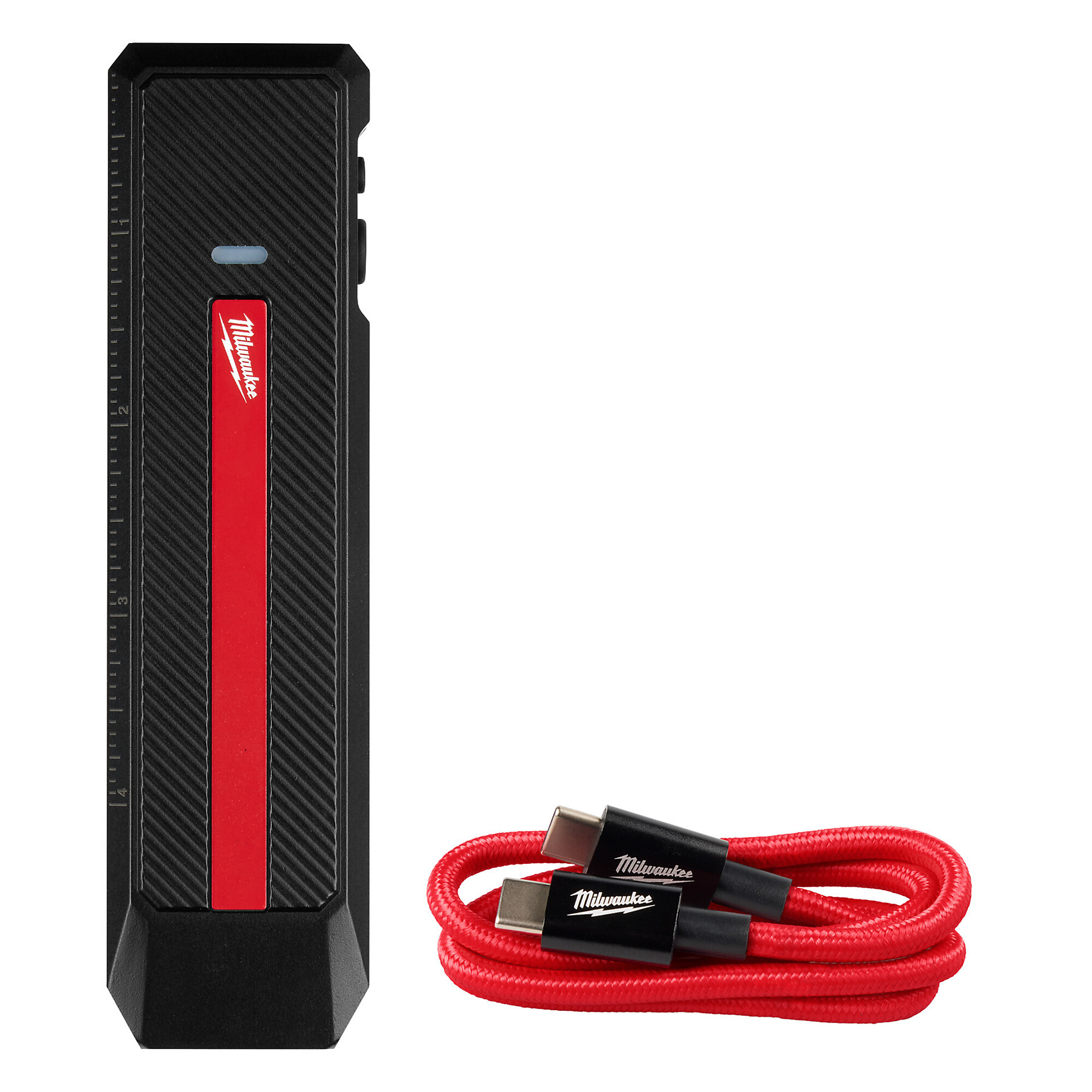 Rechargeable Flat Flashlight w/ Green Laser